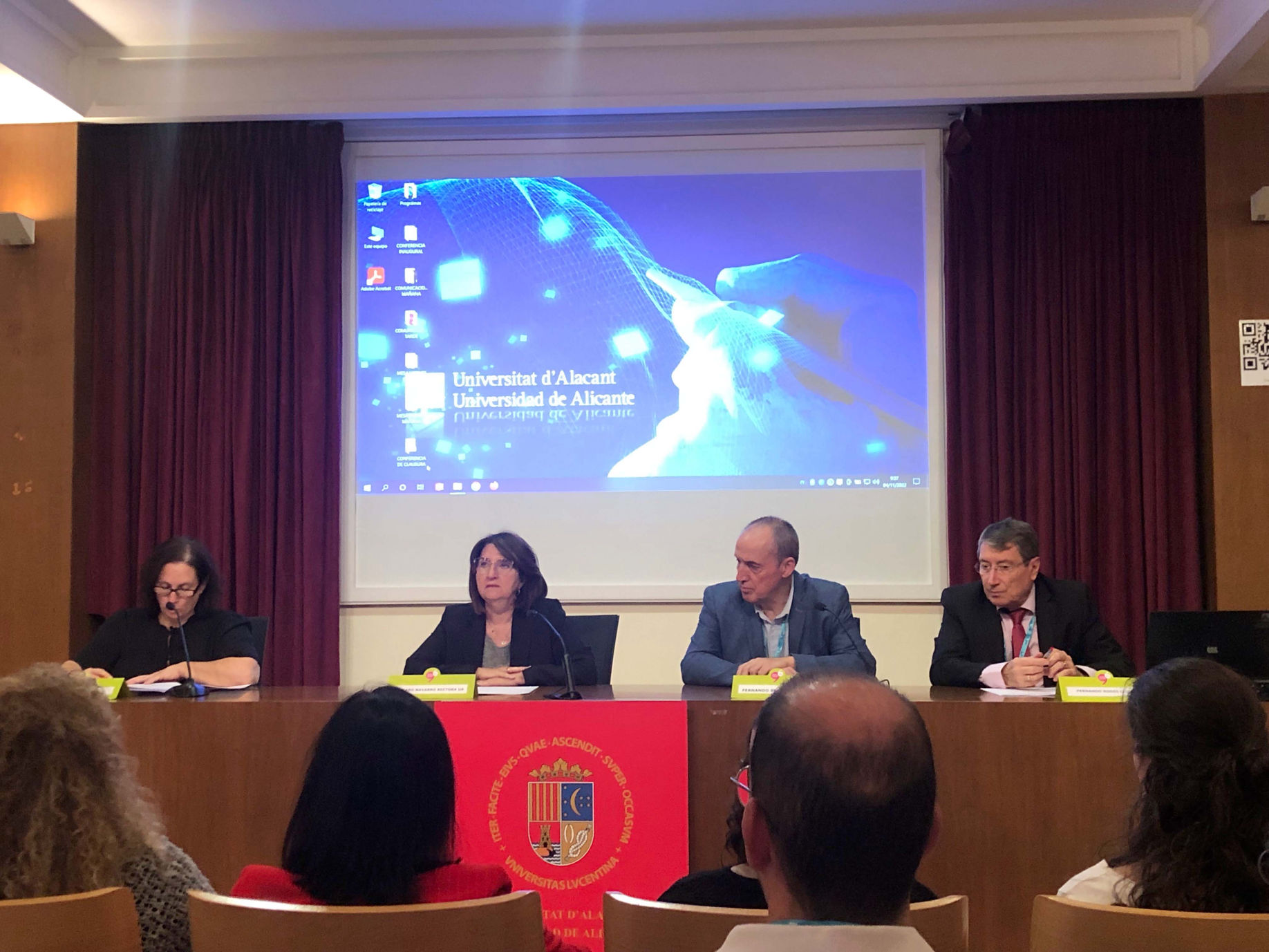 XIV Jornadas Científicas AEAOF. Alicante. Inauguración Oficial de las Jornadas.
